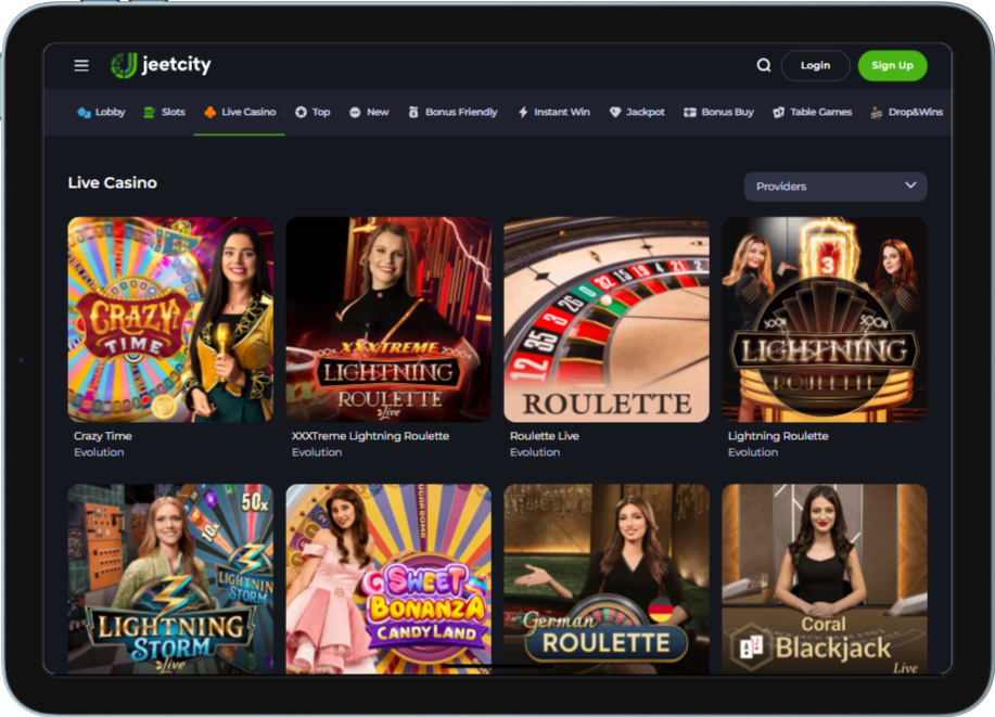 JeetCity Online Casino Live Games